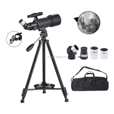 China TELESCOPE F40070M Refract Telescope 70400 Carbon Fiber with Adjustable Tripod and Finder Scope Portable Telescope for Kids Beginners for sale