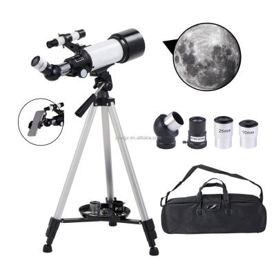 China F40070M AZ Mount Astronomical Refracting Telescope 70400 Travel Telescope with Carry Bag Phone Adapter for sale