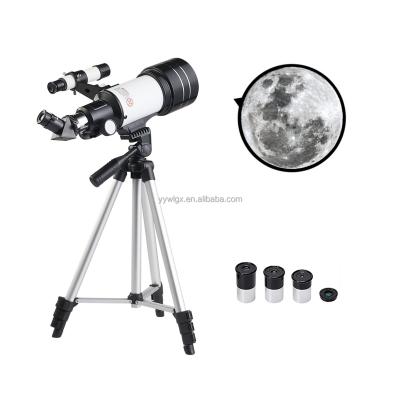 China Astronomical TELESCOPE F30070M Refractor Telescope 70300 Gift For Kids Portable And Stable High Magnification HD Adjustable Tripod for sale