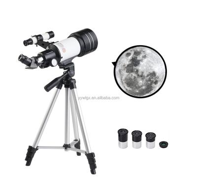 China TELESCOPING F30070M Refractor Telescope 70300 Astronomical Gift for Kids Astronomical Telescope 70300 Stable Adjustable Tripod for sale