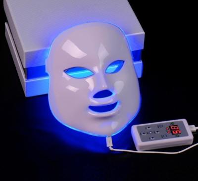 China Colorful Led Facial Acne Treatment 7 Colors Beauty Mask Photon For Collagen Activate for sale