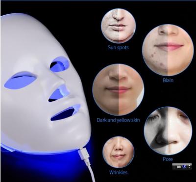 China Acne Treatment 7 Colors Led Mask Acne Treatment 7 Colors Led Mask Photon Skin Rejuvenation Acne Anti Wrinkle Acne Facial Photon Therapy LED Salon Beauty Tool for sale