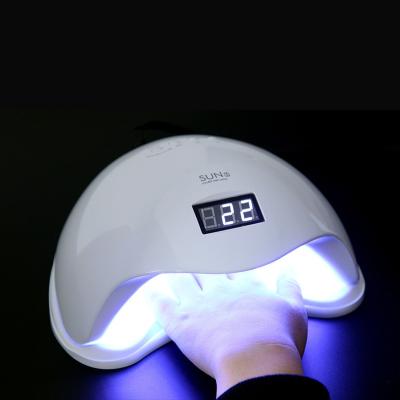 China Professional Nail Art Beauty SUN 5 Nail Lamp 48W Nailpolish Manicure Lamp LED UV Dryer Nail Art Lamp for sale