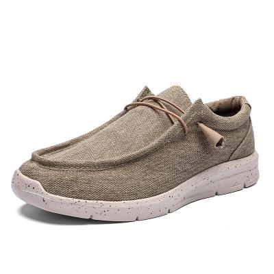 China Breathable Canvas Casual Shoes Men Plus Size 38-48 Mens Loafers Fashion Canvas Shoes for sale