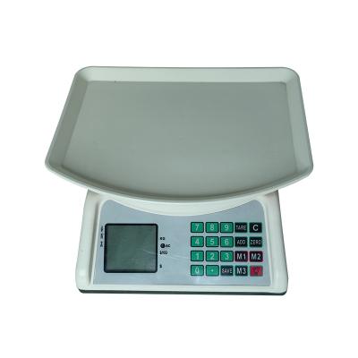 China Weight Function Classic Style 30Kg Counting Scale Digital Price Calculating Personal Scale for sale