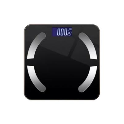 China OEM Black Tempered Glass +Aluminum+ ABS Plastic Electronic Personal Weight Scale 180 Kg 396 Pound Digital Body Fat Composition Scale Health Analyzer Health Monitor for sale