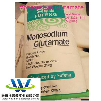 China Plastic Packaging Material Monosodium Glutamate 99% CAS 142-47-2 Flavor Msg Seasoning for sale