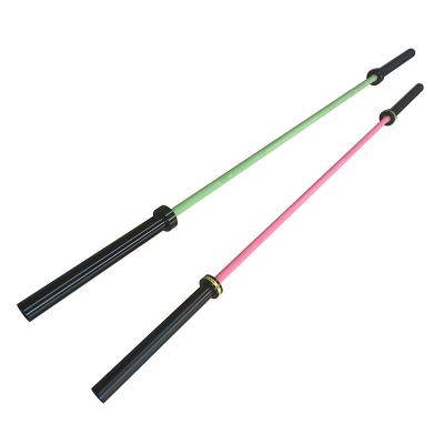 China Universal High Quality Multi Color Nantong 40kg Weight Barbell Power Bar for Fitness and Bodybuilding for sale