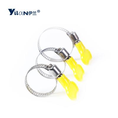 China yilan american auto industry style pipe hoop with handle stainless steel flange type for sale