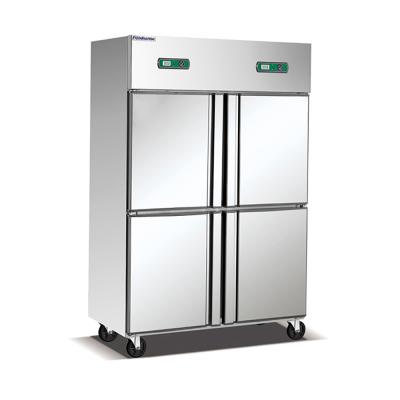 China Double-temperature freezers and refrigerators, refrigeration equipment, deep upright freezer for sale