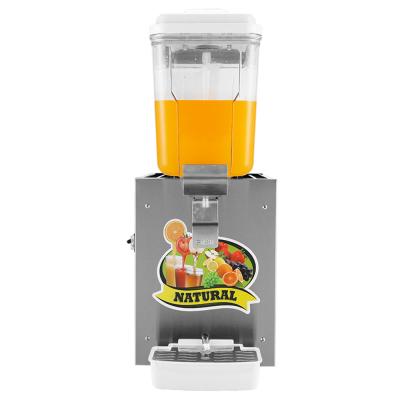 China Double Liquid Tank 15L Juice Dispenser Stirring and Jet Juice Dispenser for sale