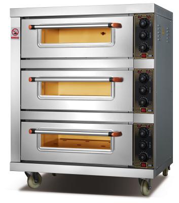 China Economical 2-Deck-2 Tray Electric Deck Oven For Bread, Used Bread Oven, Double Deck Oven for sale