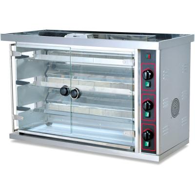 China High Effiency Stainless Steel Gas Vertical Chicken Rotisserie, Roast Chicken Oven, Chicken Grill Machine for sale