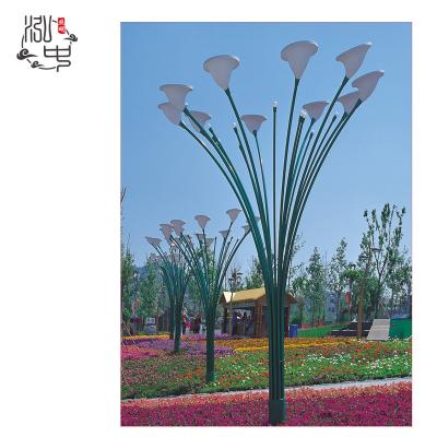 China LANDSCAPE Petal Shape Multi Head Lighting , Outdoor Waterproof Bench Decoration Landscape Light for sale