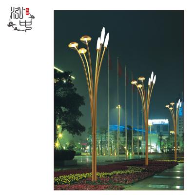 China Outdoor LANDSCAPE Tree Branch Modeling Travel Seat Modeling Lighting Colorful Landscape Lights for sale