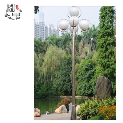 China Commercial Use 201 Modern Outdoor Decorative Waterproof Garden Street Light Stainless Steel Road Light for sale