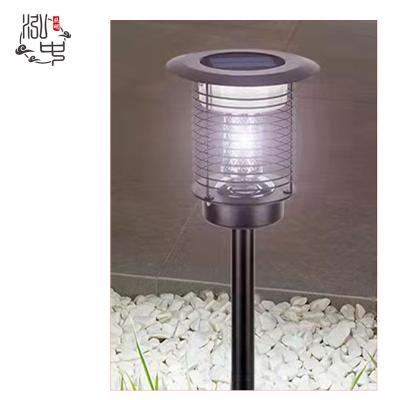 China Outdoor Waterproof Stainless Steel Insect Trap Solar Powered Insecticide Lamp Led Waterproof Mosquito Killer Lamp for sale