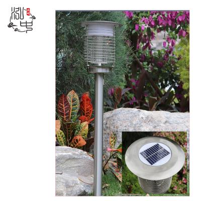 China New Design Stainless Steel Mosquito Killer Lamp Full Cover Insect Zapper Agricultural Insecticide Lamp Efficient Solar Powered Electric Fly Trap for sale