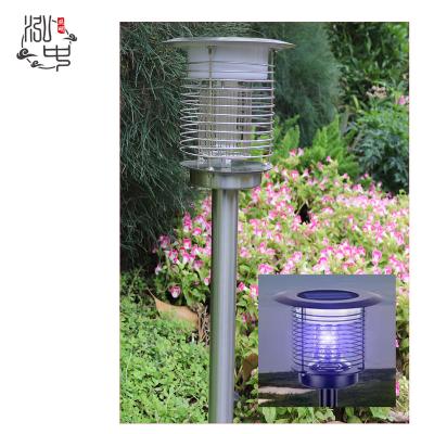 China Ground Stainless Steel PlugHigh Quality Tending Battery Power Supply Customized Ip65 Inseticial Solar Lamp For Outdoor for sale