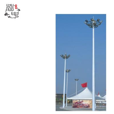 China Stadium square lifting Q235 hot dip galvanized square high mast lightshigh mast lights 15m 25m 35m 2000w 3000w for sale