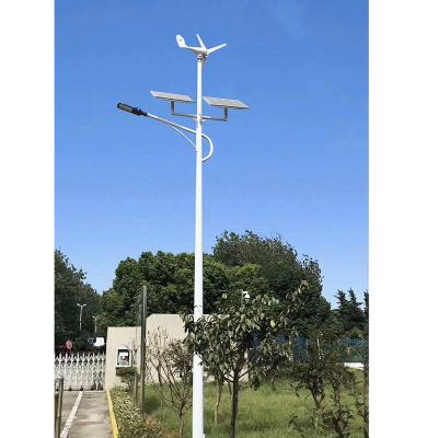 China Road Outdoor Lighting 6-10m 50w-100w Wind And Solar Complementary Lithium Battery Solar Street Light for sale