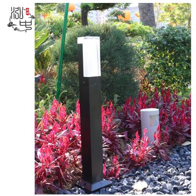 China IP65 Garden Landscape Outdoor Aluminum Acrylic Translucent Lawn 60CM Roadside Garden Post Light LED Lawn Light for sale