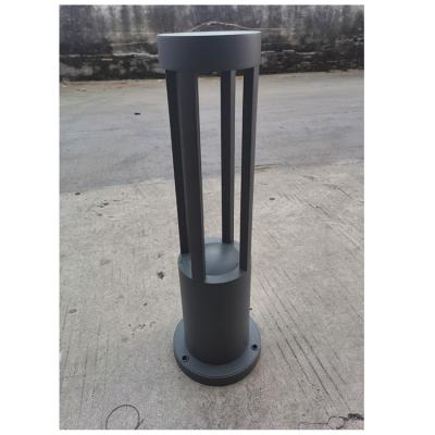 China Garden Gray 600mm Bollard Light IP65 Aluminum Post Garden Landscape Mushroom Lawn Mushroom Lawn Light for sale