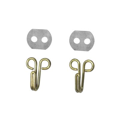 China Customization Durable 3 Inch Square Stainless Steel Safe Tie Insulation Lacing Hooks With Seal for sale