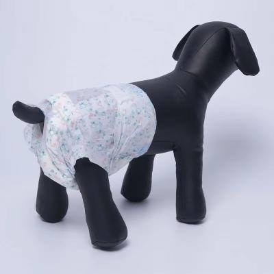 China Female Disposable Pet Diaper High Absorbent For Dogs Non Woven Fabric for sale