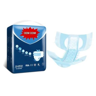 China Plain Woven Ultra Thick Adult Incontinence Diaper for Customized OEM ODM Requirements for sale