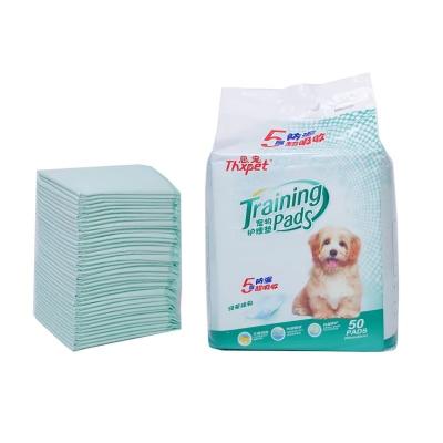 China Disposable Pet Training Pads Waterproof Puppy Cat Pee Training Pads for sale