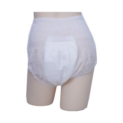 China Comfortable Disposable Adult Incontinence Pants Underwear With PE Film Backsheet for sale