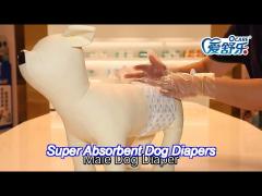 customized logo super absorbent dog diapers disposable male cats puppy diapers