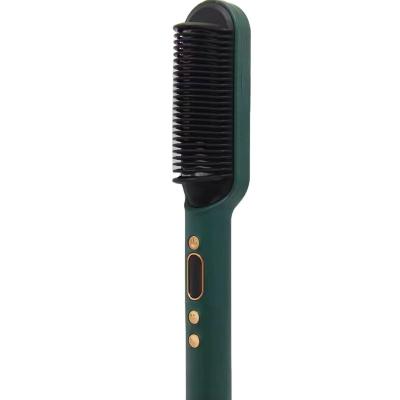 China 909 Comb With LCD Temperature Display New Product Hair Straightening Comb for sale