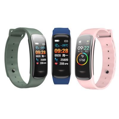 China Luxury Waterproof Digital Square Touch Screen Heart Rate Fashion Wristband Sports Wristband Smart Watch for sale