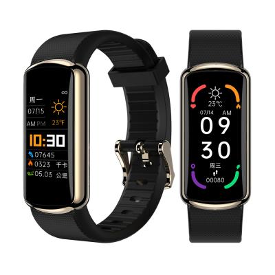 China MP3 playback RTS drop shipping metal shell fashion smartwatch fitness health monitoring watch strap custom band D4 for sale