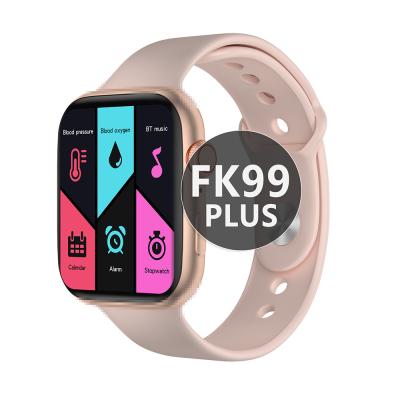 China 3G FK99 plus high-end magnet adsorption design 20 dials fashion stay online IOS android fitness charging smart watch for sale