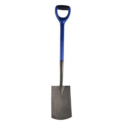 China PP Long Handle Carbon Steel Shovel With Plastic Handle for sale