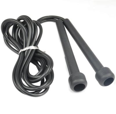 China Steel Wire Wrapped Foam Quick Grip Rope PVC Weight Bearing Fitness Jumping Jump Rope for sale