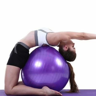 China Heavy Duty Fitness Pilates, 75cm Stability Fitness Equipment Burst Yoga Exercise Ball With Pump Professional Grade Stability Ball for sale