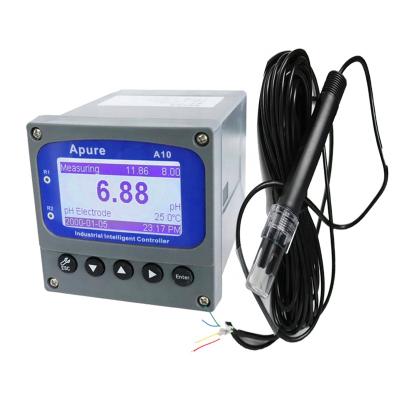 China Wastewater Apure Automatic ORP Acid pH Meter Digital Controller For Water Quality Testing for sale