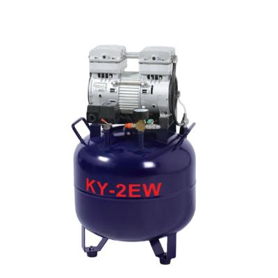 China Dental Equipment Noiseless Oil Free Supply Two Dental Chair Unit Air Compressor Air Pump 38L Te koop