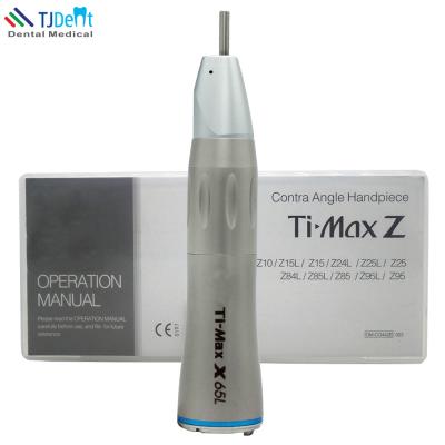 China Dental 1:1 speed optical fiber light inner spray Slow speed surgical straight handpiece for sale