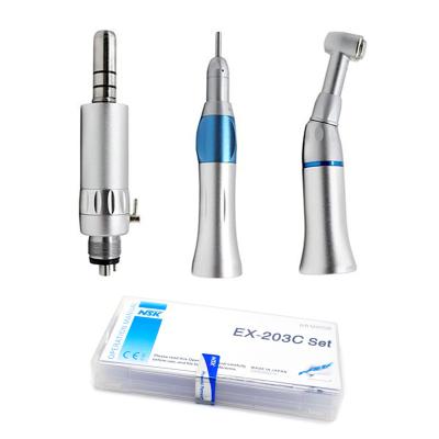 Cina handpiece kit including Straight Contra Angle & Air Motor & Dental Low Speed Handpiece set in vendita