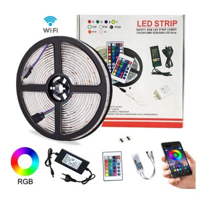 China All Project DM 5050 DC12V Led Strip Lighting Flexible Led RGB LED Strip Light Smart Lights With Remote Controller S Color Changing Waterproof for sale