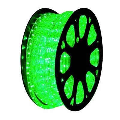 China Decoration End to End Christmas Decoration Outdoor Connector Led Strip Color Changing Round 2 Wire 12V/24V Led Rope Light for sale