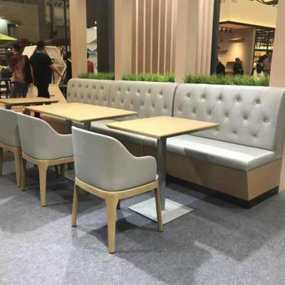 China Custom made cafeteria furniture fast food restaurant furniture sofa booth seating for sale