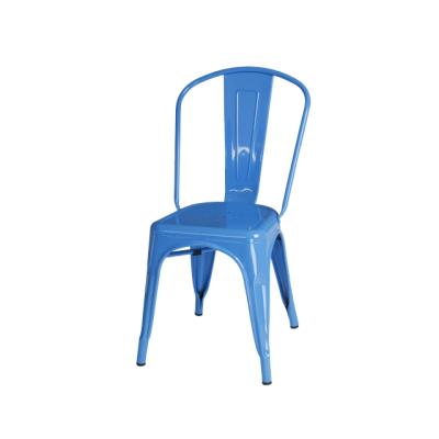 China outdoor metal dinning stackable Industrial chairs for sale for sale