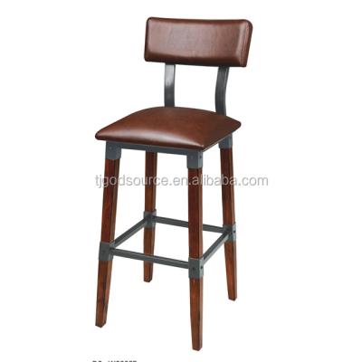 China High Chair Used Upholstered Wood and Metal Low Price Restaurant Restaurant Furniture Modern Cheap Wood Dining Chair for sale