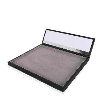 China MDF/Plastic/Fiber/Carbon/Solid Wood Factory Customized Wooden Watch Tray With Velvet Surface for sale